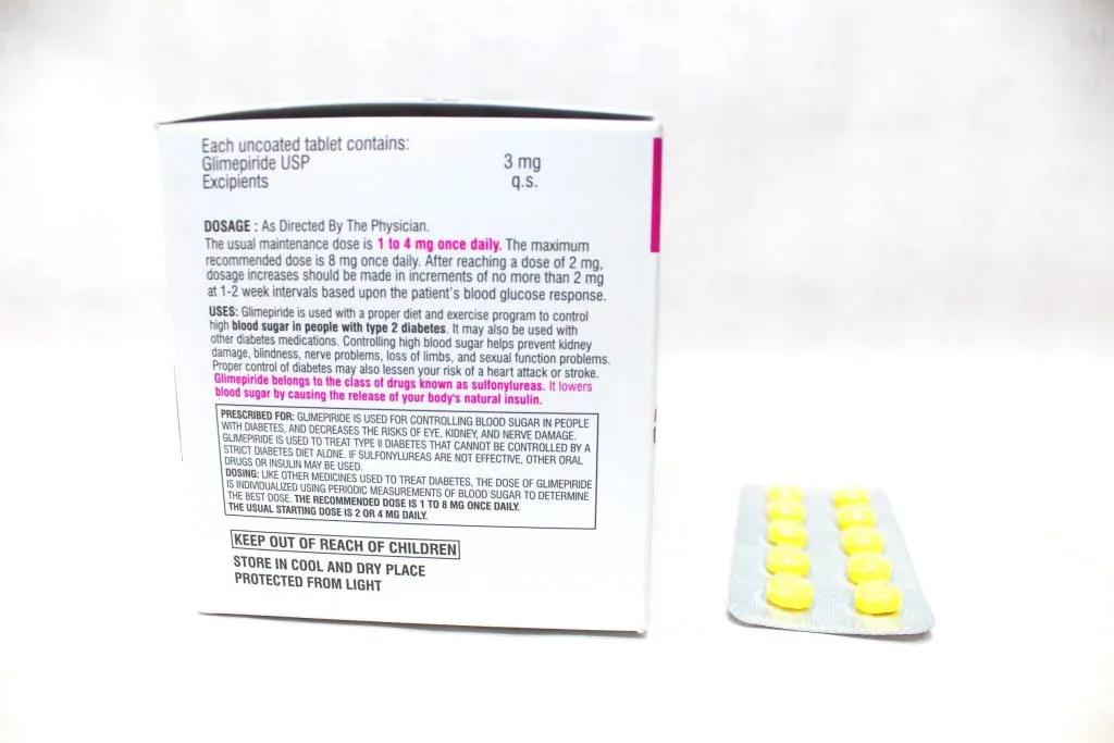 Glimepiride Tablets -4 mg