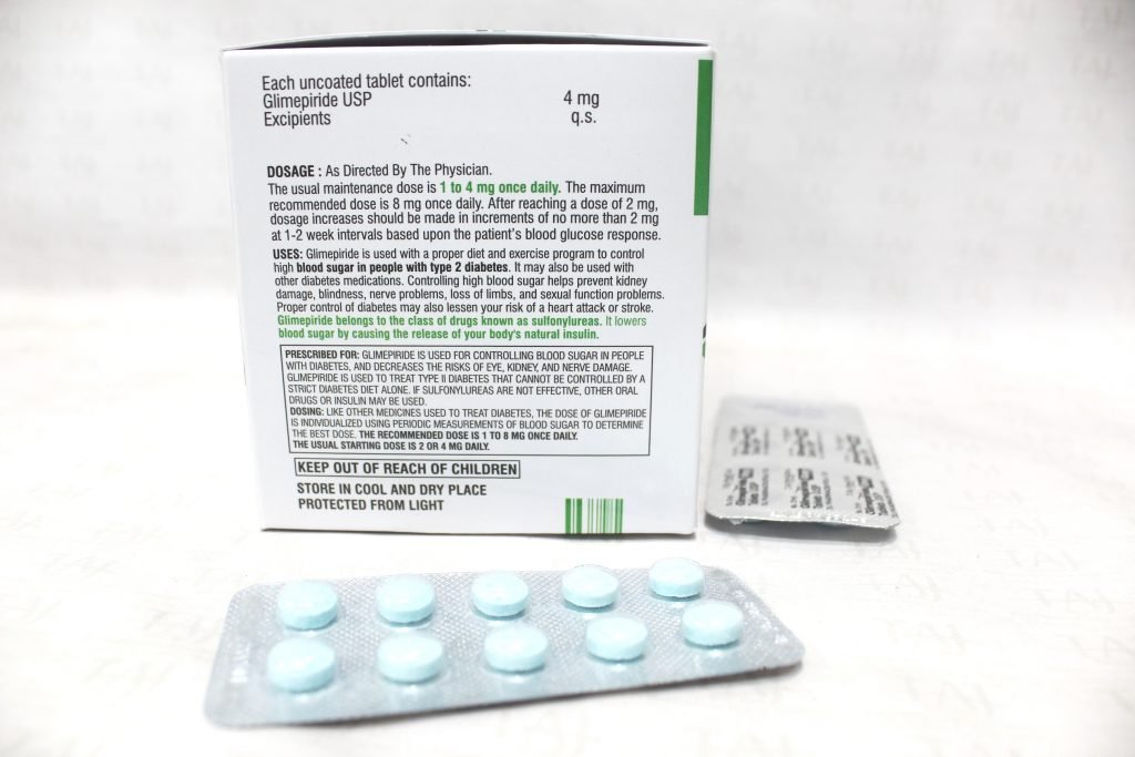 Glimepiride Tablets USP-4 mg