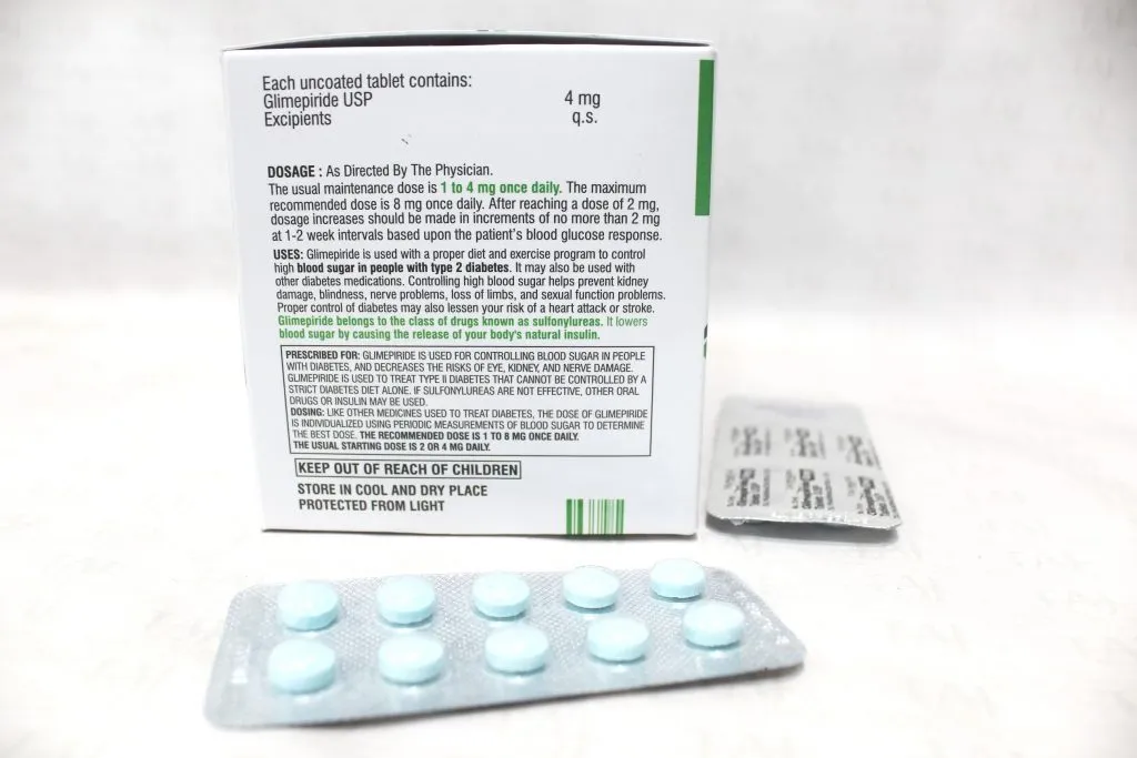 Glimepiride Tablets USP-4 mg