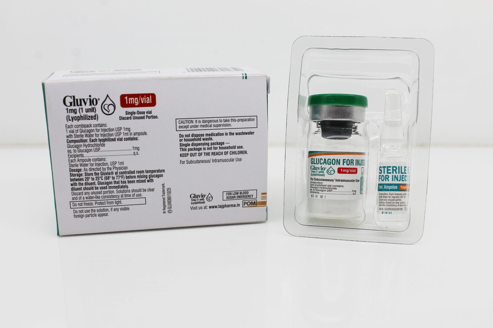 Glucagon for Injection 1mg Manufacturer in Mumbai