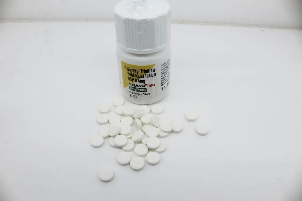 Glyceryl Trinitrate 0.5mg Tablet Manufacturer India