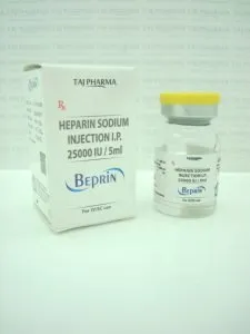Taj Pharmaceuticals manufacturer of Heparin Sodium Injection USP 25000Units/5ml, Heparin Sodium Injection USP 25000Units/5ml manufacturer in India TajPharma India, India based manufacturing company of Heparin Sodium Injection USP 25000Units/5ml Heparin Sodium Injection