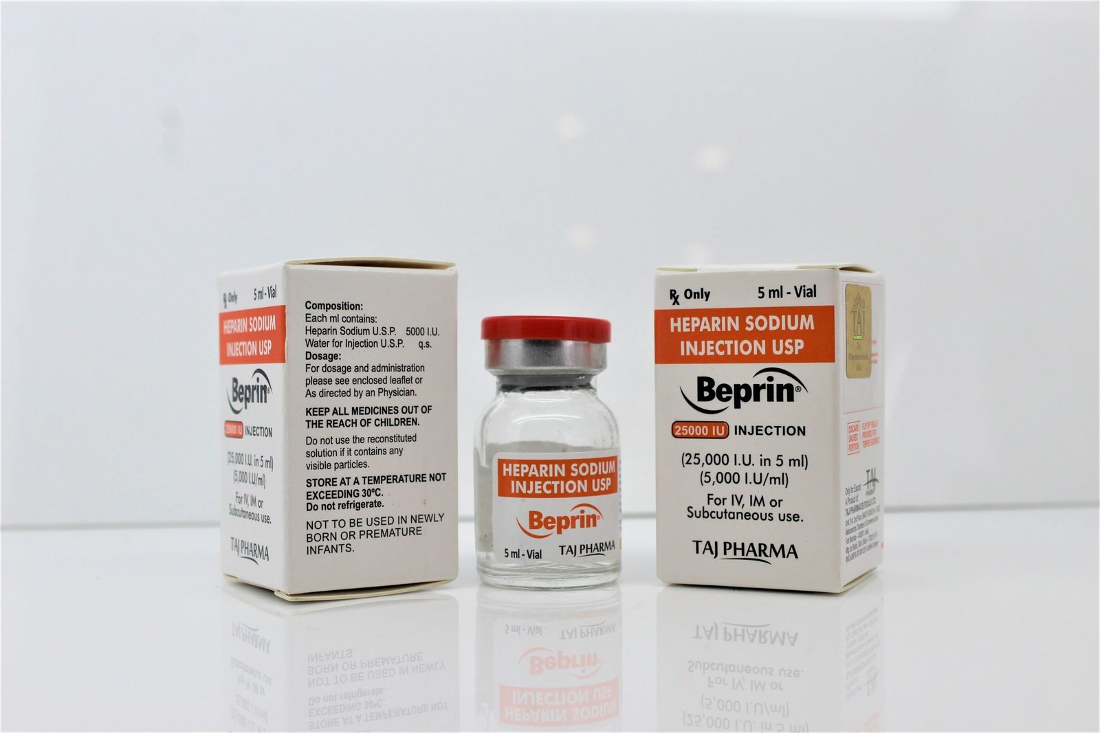 Heparin Sodium Injection 25000 IU manufacturer in India, Heparin Sodium Injection 25000 IU suppliers in India, Heparin Sodium Injection 25000 IU exporters in India, Heparin Sodium Injection 25000 IU manufacturer from India, Heparin Sodium Injection 25000 IU suppliers, Heparin Sodium Injection 25000 IU, Heparin Sodium Injection 25000 IU Taj Pharmaceuticals
