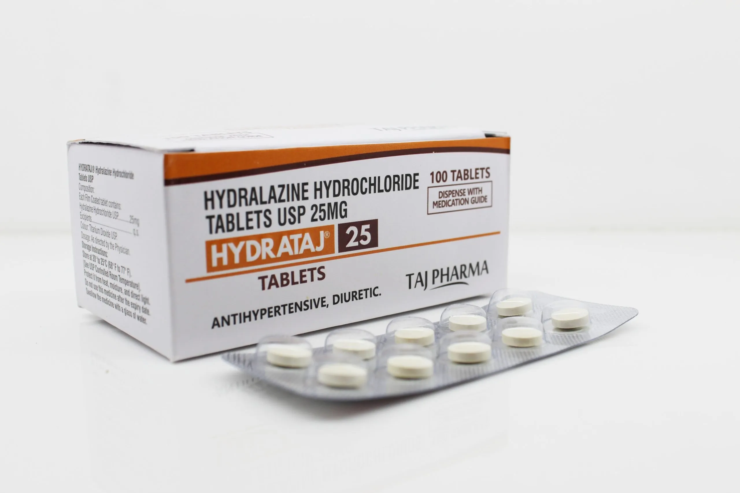 Hydralazine Tablets 25mg Manufacturer in Mumbai