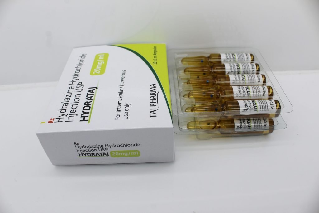 Hydralazine Hydrochloride 20mg/ml Manufacturer in India