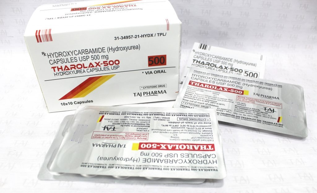 Hydroxycarbamide Hydroxyurea-Capsules 500mg taj pharma india