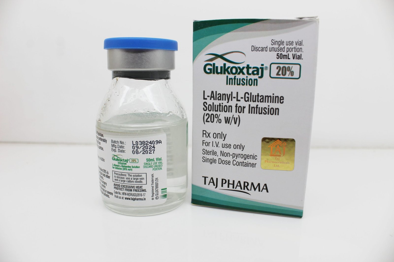 L-alanyl-l-glutamine infusion 20% Manufacturers Suppliers Exporters in India