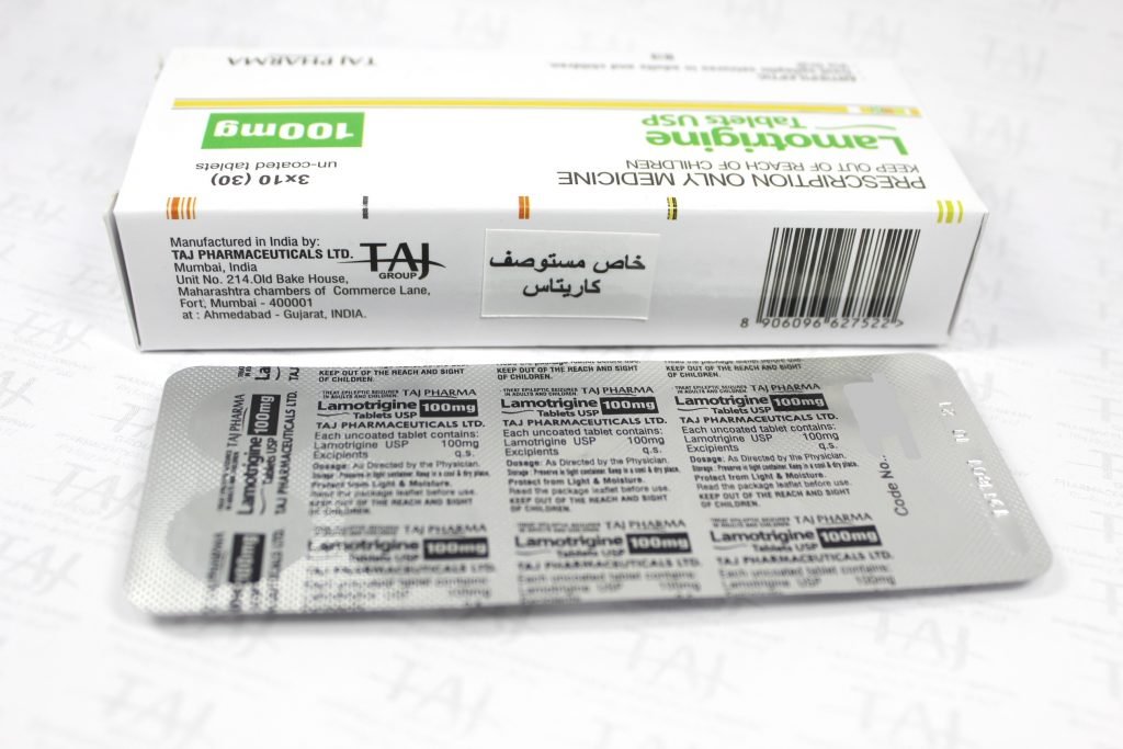 Lamotrigine Tablets USP 100mg Taj Pharma Mumbai