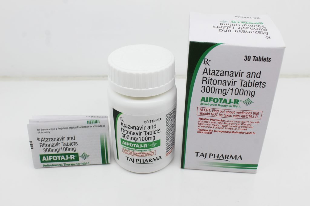 Atazanavir 300mg and Ritonavir 100mg Tablets (Aifotaj - R ) Manufacturer & Suppliers in India