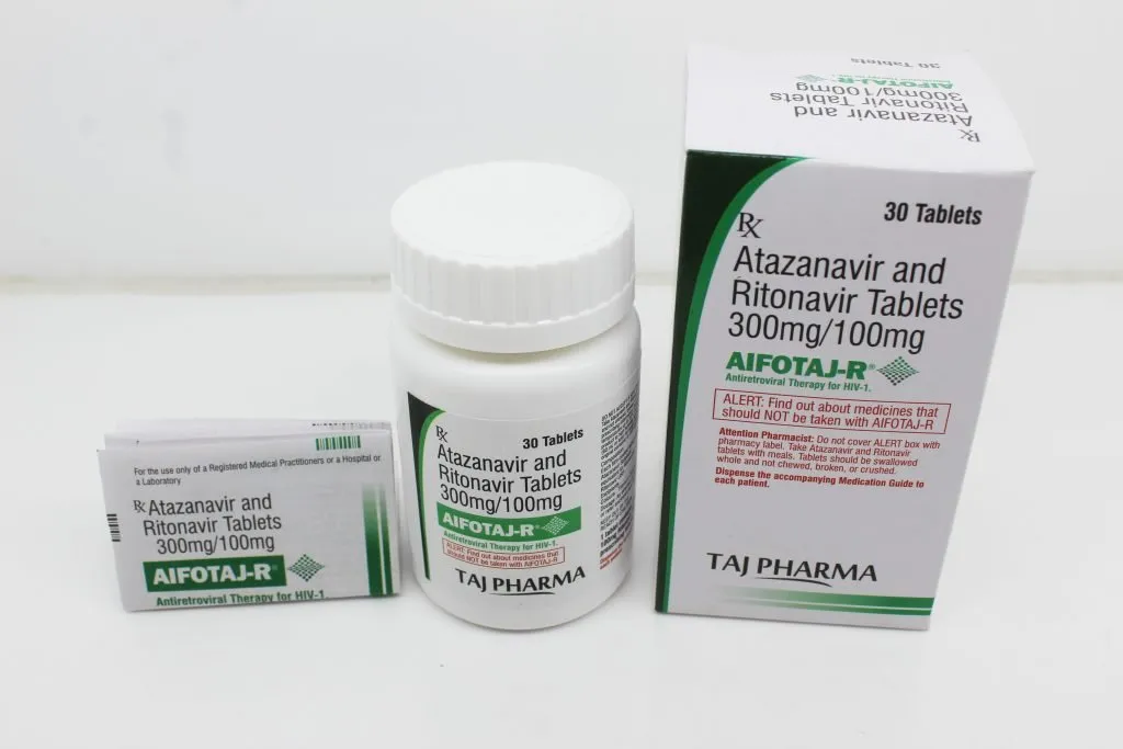 Atazanavir 300mg and Ritonavir 100mg Tablets (Aifotaj - R ) Manufacturer & Suppliers in India