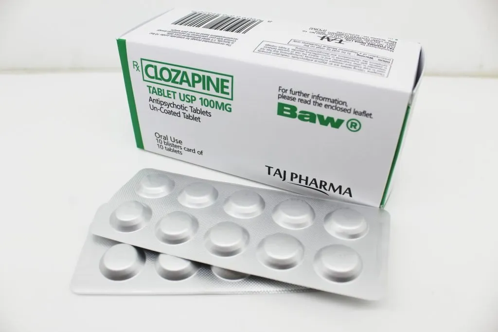 Clozapine 100mg Tablets Manufacturer & Supplier in India