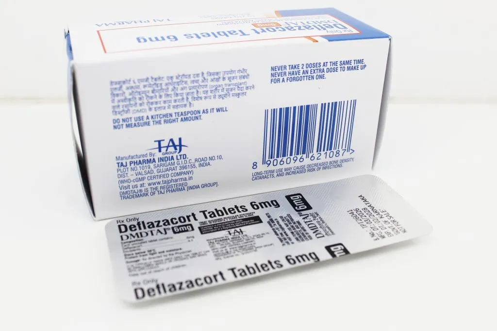 Deflazacort 6mg Tablets Manufacturer & Supplier in India