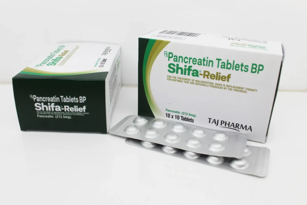 Pancreatin BP 212.5mg Tablet Manufacturer Supplier in India