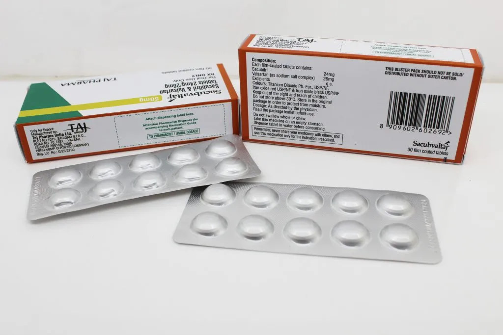 Leading Sacubitril & Valsartan Tablets 50mg Manufacturer & Supplier in India