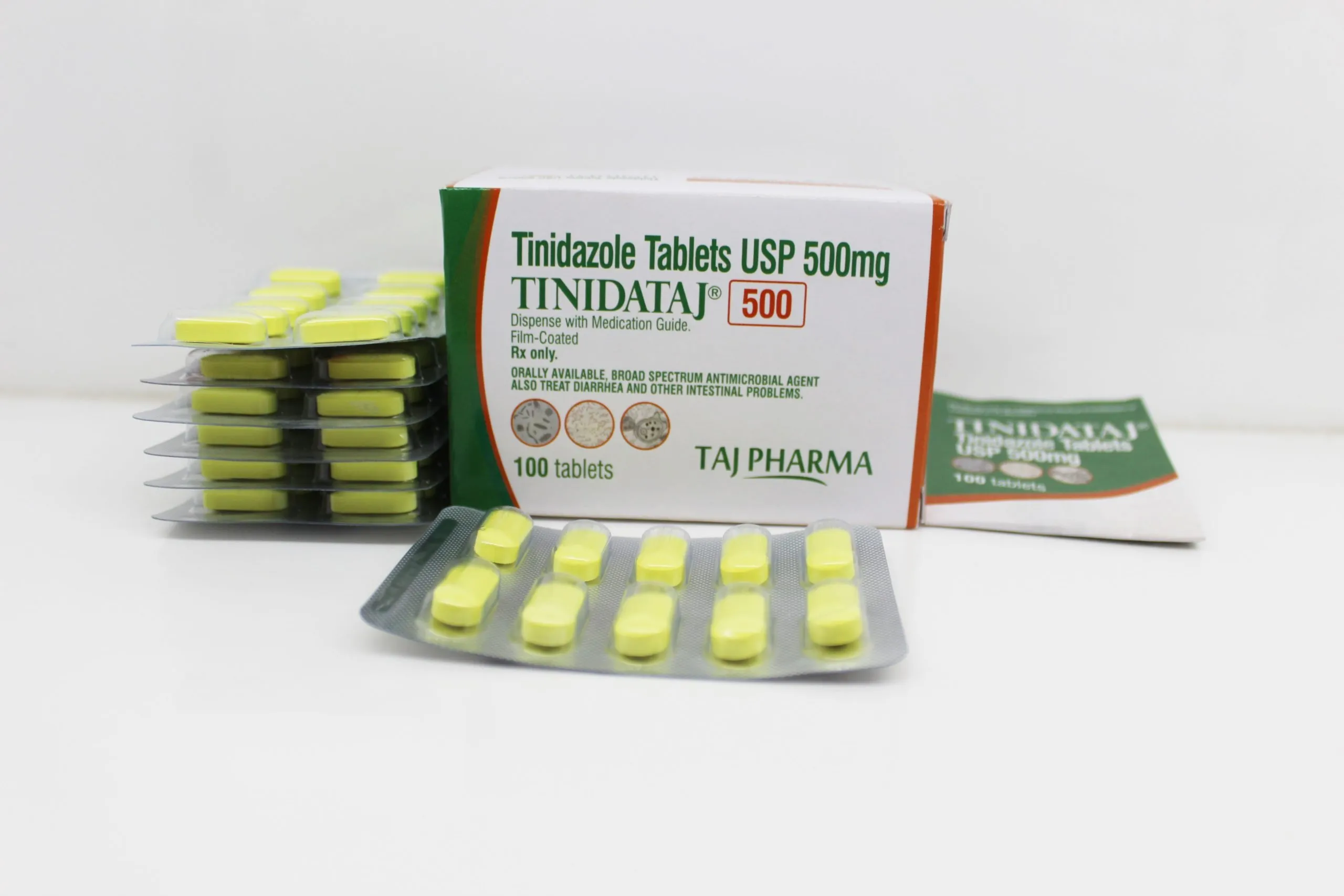 Tinidazole Tablet 500mg (Tinidataj) Manufacturer & Supplier in India