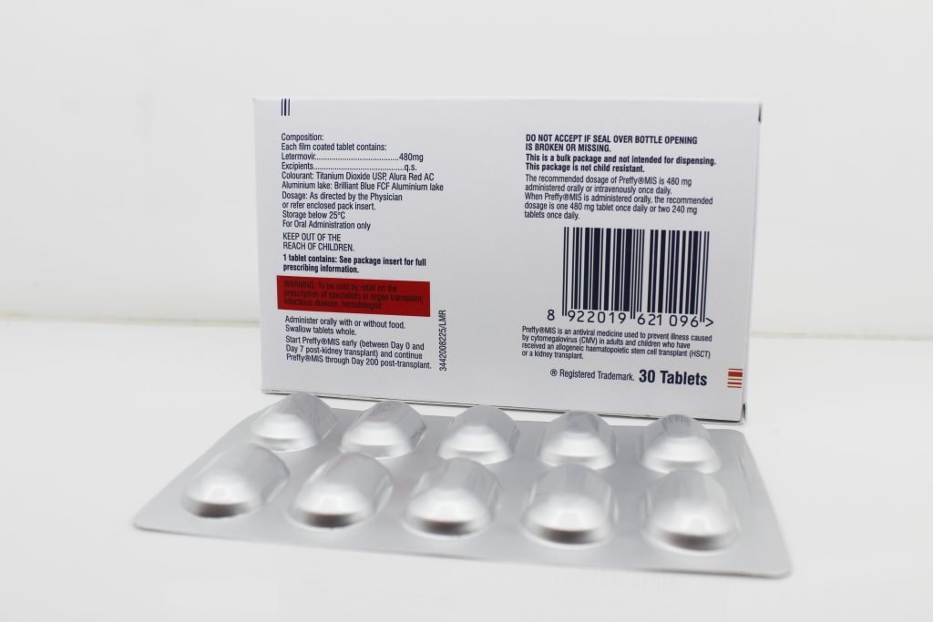 Letermovir Tablets 480mg Manufacturer Suppliers in India