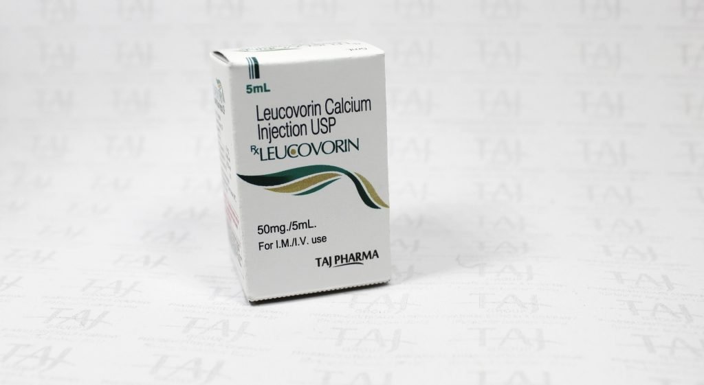 Leucovorin Calcium Injection USP 50mg/5ml Taj Pharma Side Effects Antidotes Oncology Dosage Contraindications Uses