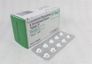 The company carries the rich experience in manufacturing of Levocetirizine 5mg + Montelukast 10mg Tablets. Taj Pharmaceuticals is reputed manufacturer and Levocetirizine 5mg + Montelukast 10mg Tablets suppliers from India. Get contact for Levocetirizine 5mg + Montelukast 10mg Tablets manufacturing companies from India. Levocetirizine 5mg + Montelukast 10mg Tablets suppliers & exporters in India, FDA approved Levocetirizine 5mg + Montelukast 10mg Tablets
