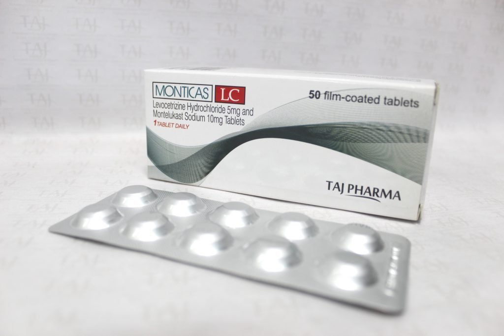 Levocetrizine Hcl 5mg and montelukast sodium 10mg tablets Taj Pharma
