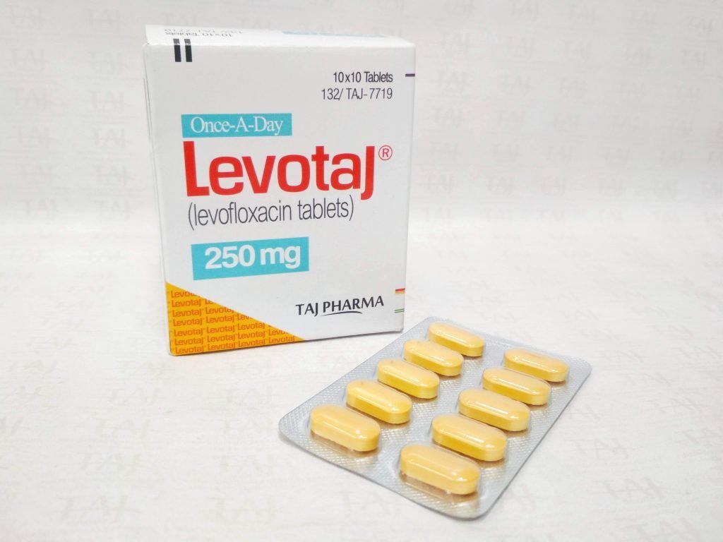 Levofloxacin Tablets (Levotaj) 250 mg Taj Pharma
