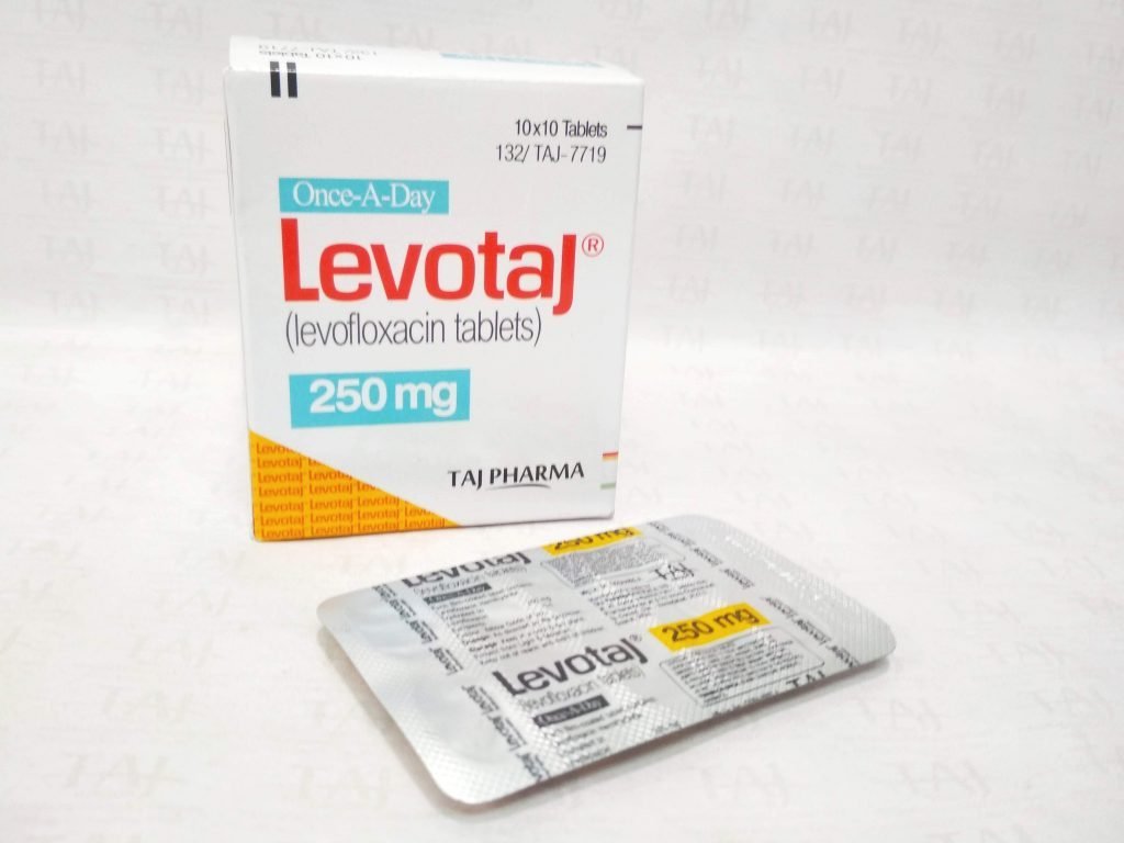 Levofloxacin Tablets (Levotaj) 250 mg Taj Pharma