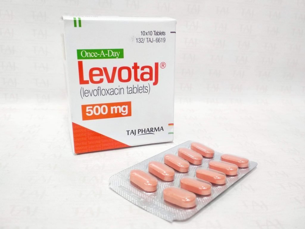 Levofloxacin Tablets (Levotaj) 500 mg Taj Pharma