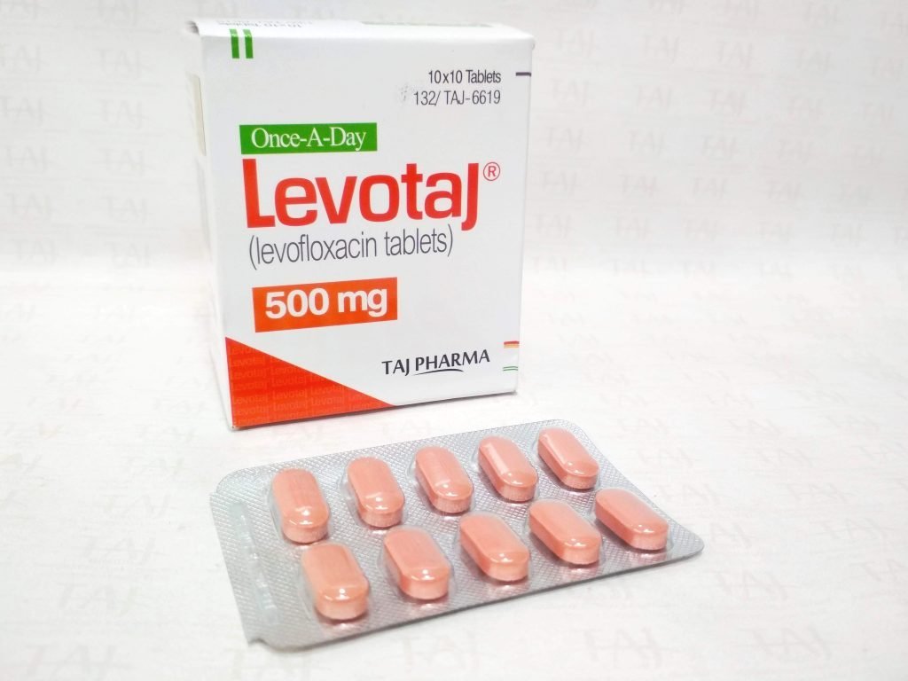 Levofloxacin Tablets (Levotaj) 500 mg Taj Pharma