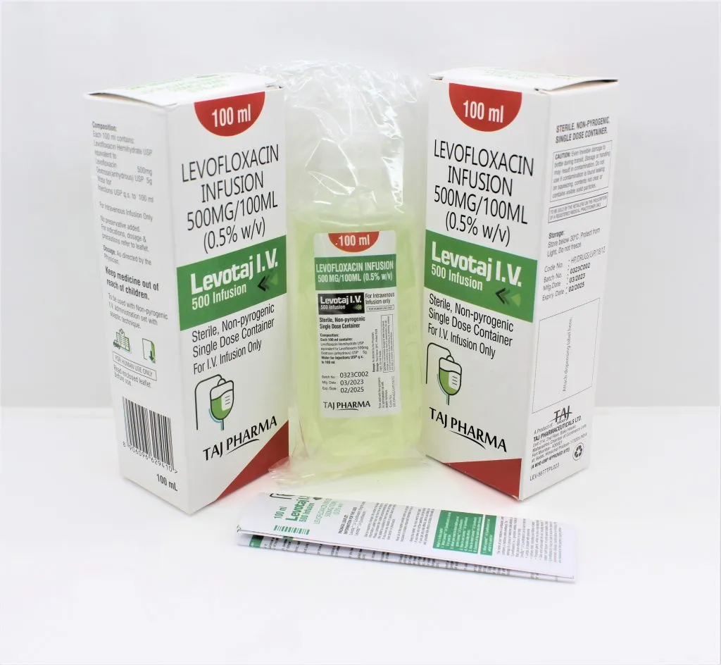 Levofloxacin Intravenous Infusion USP 500mg Manufacturer & Supplier PCD Franchise