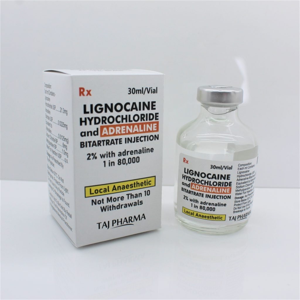 Lignocaine Hydrochloride & Adrenaline Bitartrate Injection