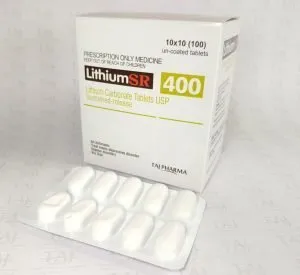 leading Lithium Carbonate Tablets manufacturers in India brings the best-quality products. Taj Pharmaceuticals company carries the rich experience in the niche manufacturing of Lithium Tablets. Taj Pharmaceuticals is reputed manufacturer and Lithium Carbonate Tablets suppliers Taj Pharmaceuticals, one of the leading Lithium Carbonate Tablets USP Sustained-release 400mg (Lithium SR) manufacturers in India brings the best-quality products. Taj Pharmaceuticals company carries the rich experience in the niche manufacturing of Lithium Carbonate Tablets USP Sustained-release 400mg (Lithium SR). Lithium Carbonate SR 400mg Tablets