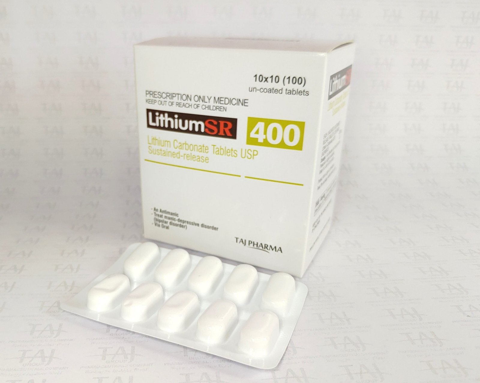 Lithium Carbonate Tablets USP Sustained-release 400mg (Lithium SR) manufacturer in India, Lithium Carbonate Tablets USP Sustained-release 400mg (Lithium SR) suppliers in India, Lithium Carbonate Tablets USP Sustained-release 400mg (Lithium SR) exporters in India, Lithium Carbonate Tablets USP Sustained-release 400mg (Lithium SR) manufacturer from India Lithium 400mgTablet SR Lithium Carbonate Oral Lithium Carbonate SR 400mg Tablets