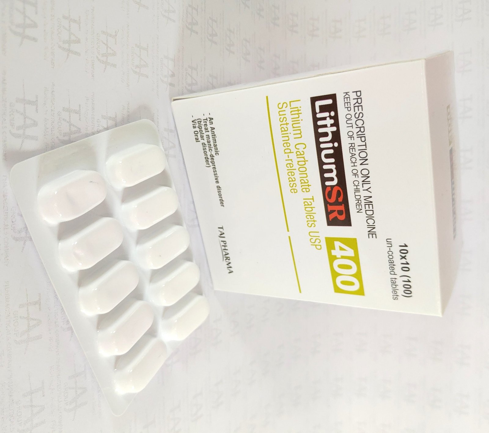 Lithium Carbonate Tablets USP Sustained-release 400mg (Lithium SR) manufacturer in India, Lithium Carbonate Tablets USP Sustained-release 400mg (Lithium SR) suppliers in India, Lithium Carbonate Tablets USP Sustained-release 400mg (Lithium SR) exporters in India, Lithium Carbonate Tablets USP Sustained-release 400mg (Lithium SR) manufacturer from IndiaLithium Carbonate SR 400mg Tablets Lithium Drug Uses, Dosage and Side Effects Lithium Carbonate Tablets (lithium carbonate) Lithium Carbonate Extended-Release Tablets USP