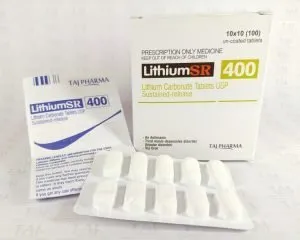Lithium 400 MG Tablet SR Lithium Drug Uses, Dosage and Side Effects Taj Pharmaceuticals, one of the leading Lithium Carbonate Tablets USP Sustained-release 400mg (Lithium SR) manufacturers in India brings the best-quality products. Taj Pharmaceuticals company carries the rich experience in the niche manufacturing of Lithium Carbonate Tablets USP Sustained-release 400mg (Lithium SR).