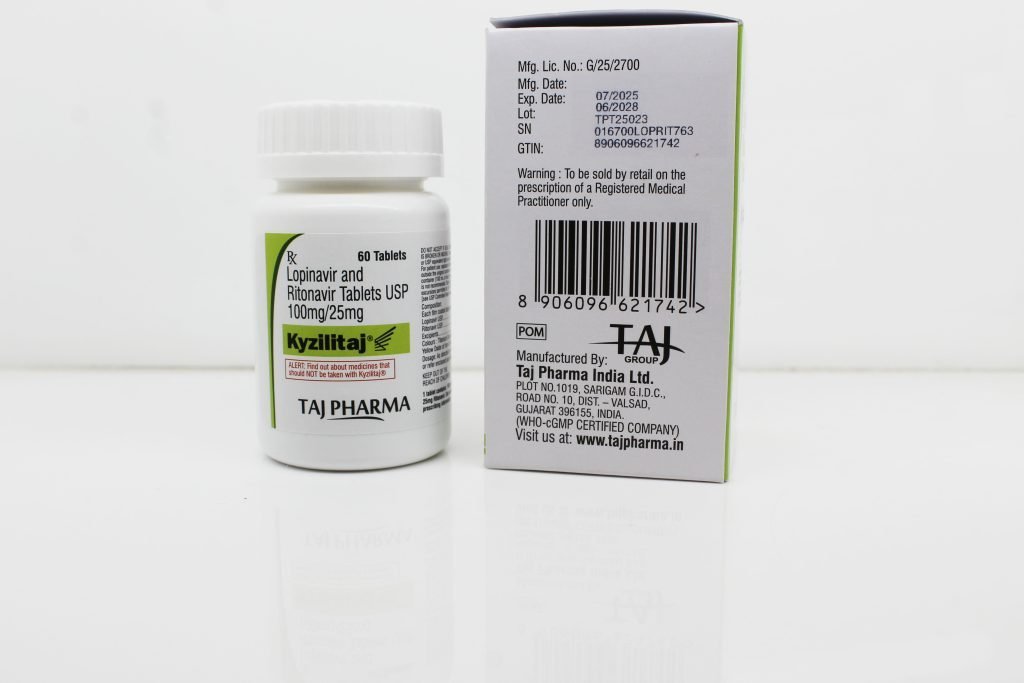 Lopinavir 100mg and Ritonavir 25mg Tablets Manufacturer & Supplier in India