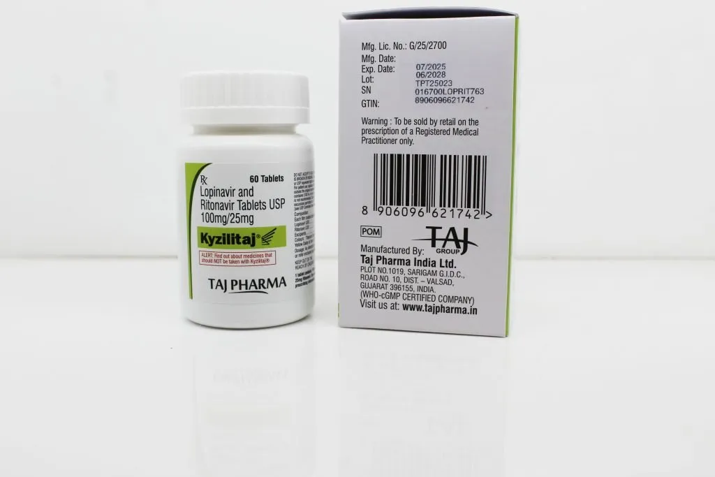 Lopinavir 100mg and Ritonavir 25mg Tablets Manufacturer & Supplier in India