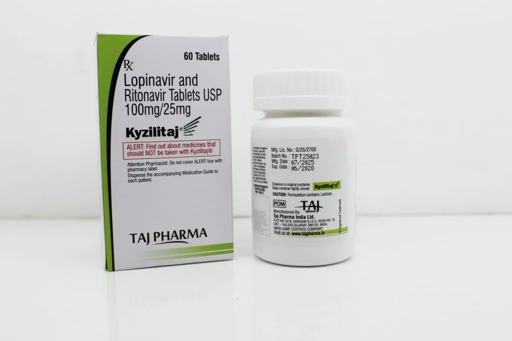 Lopinavir 100mg and Ritonavir 25mg Tablets (Kyzilitaj) Manufacturers India & Pioneer Exporters