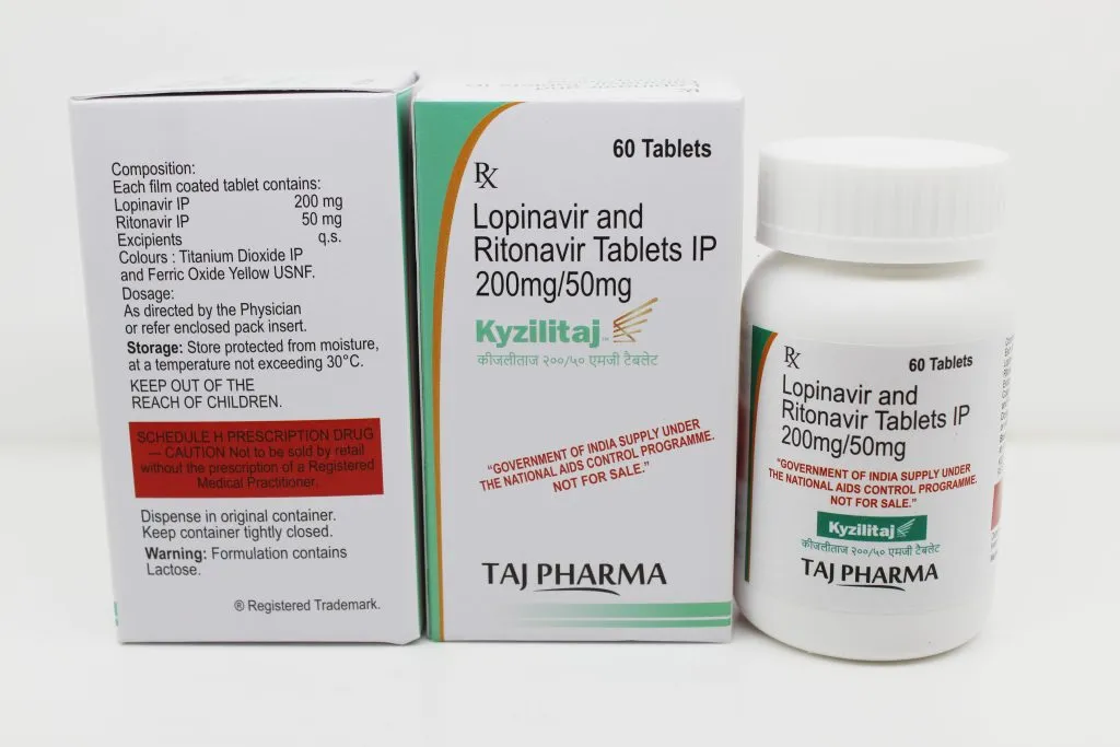 Lopinavir and Ritonavir 200mg/50mg Tablets Manufacturer PAN India