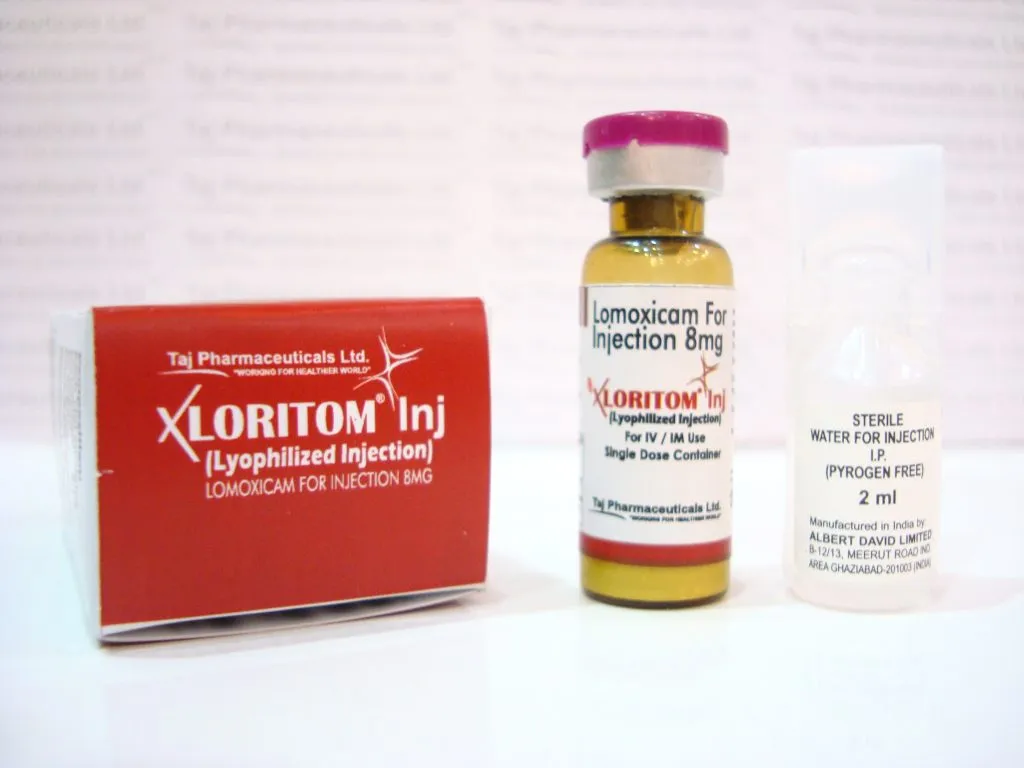 Lornoxicam for Injection 8mg Specifications