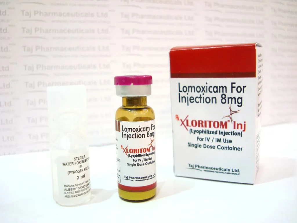 Lornoxicam for Injection 8mg WHO-GMP Certified