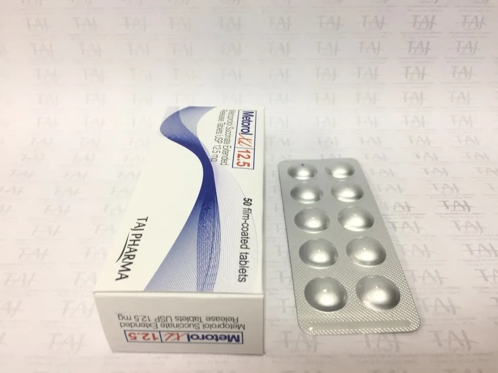 METOPROLOL SUCCINATE EXTENDED RELEASE TABLETS USP 12.5 MG (METOROL XL 12.5) TABLETS USP -Taj-Pharma