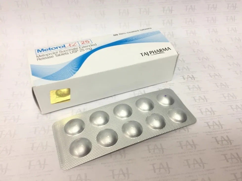 METOPROLOL SUCCINATE EXTENDED RELEASE TABLETS USP 25 MG (METOROLXL 25) TABLETS USP