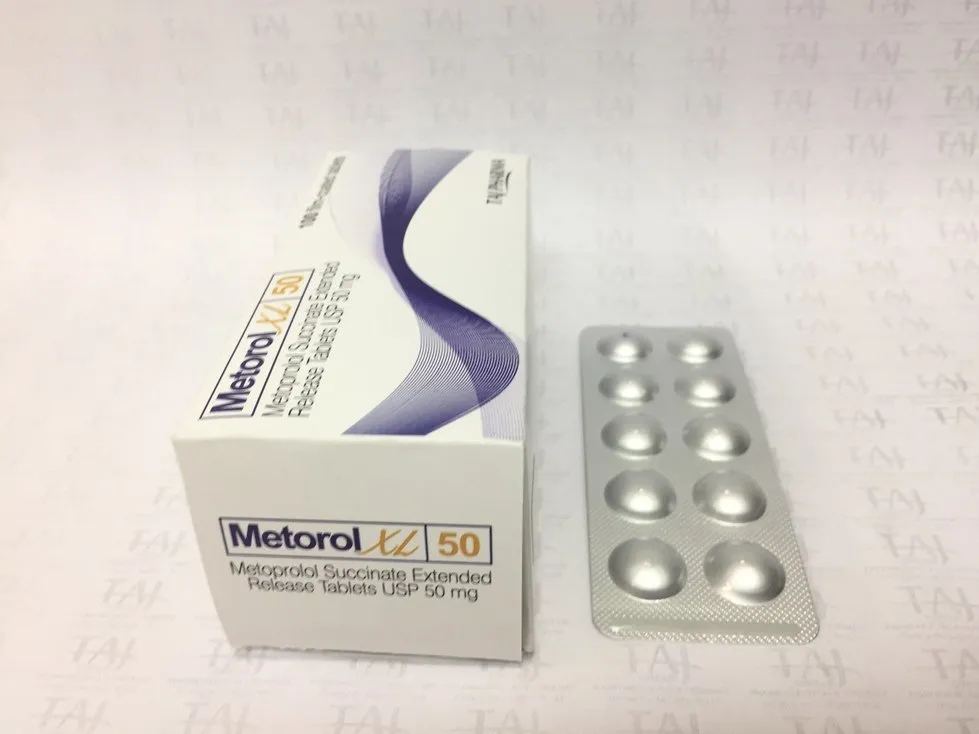 METOPROLOL SUCCINATE EXTENDED RELEASE TABLETS USP 50 MG (METOROL XL 50) TABLETS USP