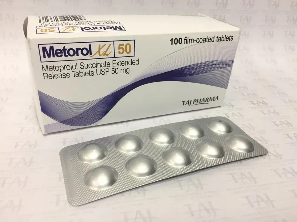 METOPROLOL SUCCINATE EXTENDED RELEASE TABLETS USP 50 MG (METOROL XL 50) TABLETS USP