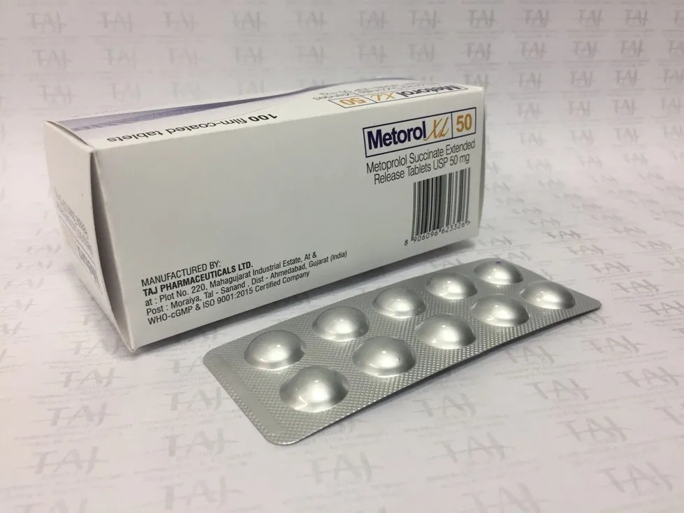 METOPROLOL SUCCINATE EXTENDED RELEASE TABLETS USP 50 MG (METOROL XL 50) TABLETS USP