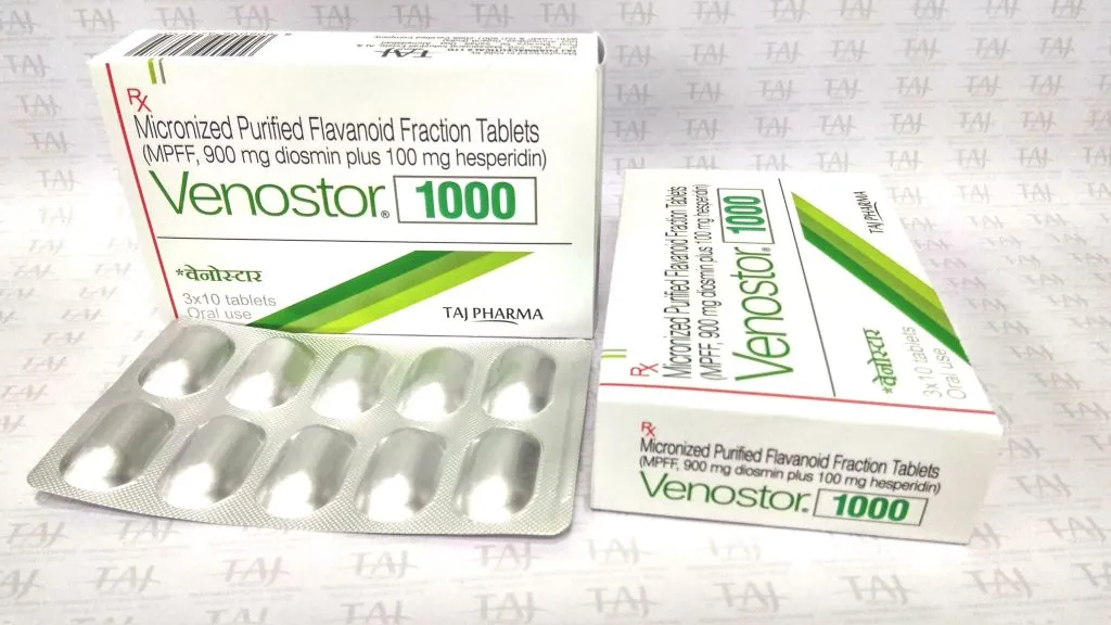 MICRONIZED PURIFIED FLAVONOID FRACTION TABLETS (VENOSTOR 1000