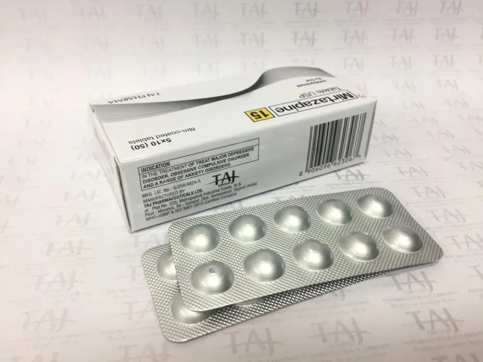 MIRTAZAPINE 15MG TABLETS USP