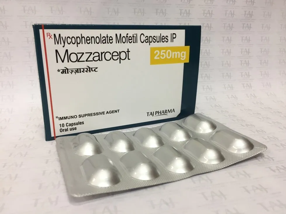 MYCOPHENOLATE MOFETIL CAPSULES IP 250MG(MOZZARCEPT 250MG)
