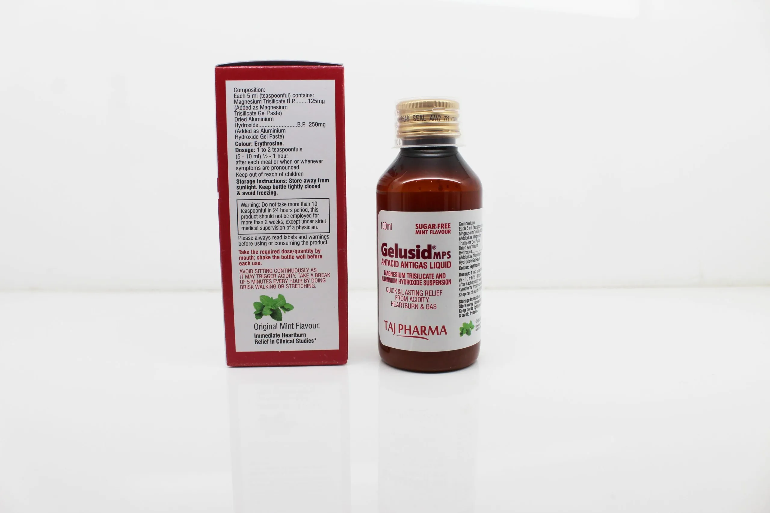 Magnesium Trisilicate 125mg & Aluminium Hydroxide 250mg Suspension Manufacturer from Mumbai