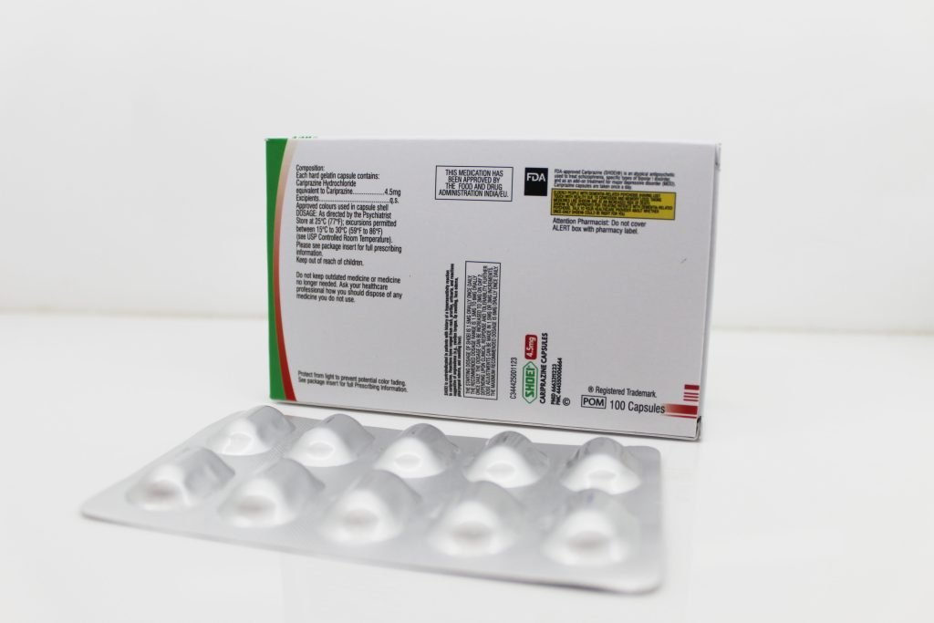 Manufacturer of Cariprazine Capsules 4.5mg Supplier PAN India