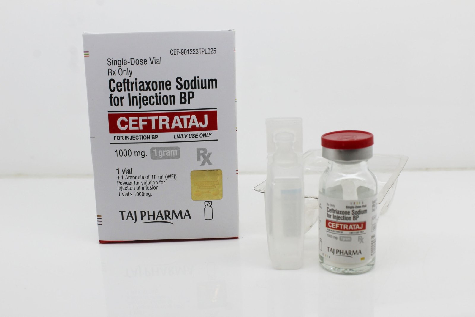 Manufacturer of Ceftriaxone 1000mg Injection Supplier PAN India